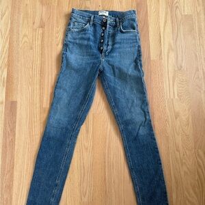 Agolde Classic Blue Denim Jeans